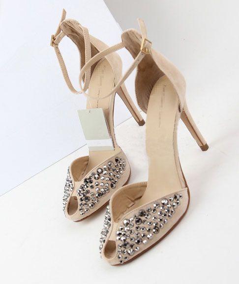 Sandalia com strass